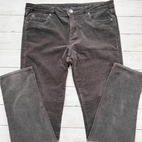 Kut from the Kloth Denim - Kut From The Kloth Corduroy Pants Size 12 Gray Straight Leg